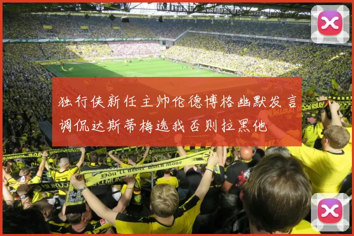 独行侠新任主帅伦德博格幽默发言调侃达斯蒂梅选我否则拉黑他